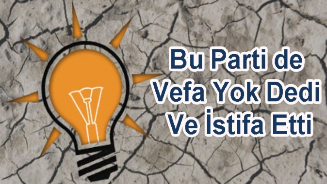 Ak Parti Kartepe de Şok İstifa