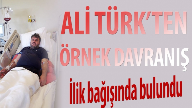 Ali Türk’ten örnek davranış