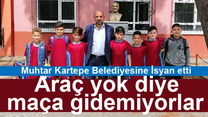 Araç yok diye maça gidemiyorlar