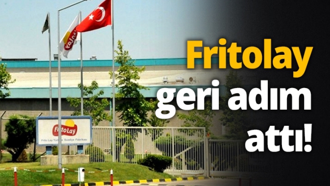 Fritolay geri adım attı!