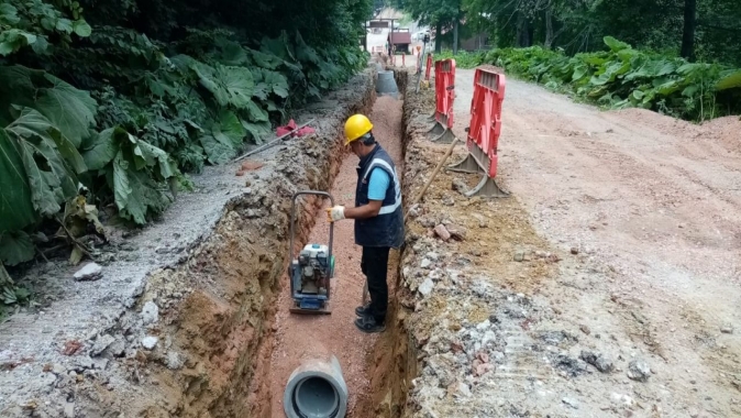 İSU, teleferik projesinin altyapı çalışmalarına başladı