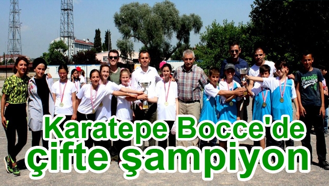 Karatepe Boccede çifte şampiyon