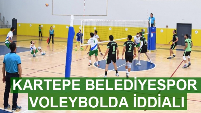 KARTEPE BELEDİYESPOR VOLEYBOLDA İDDİALI