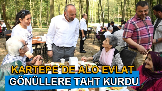 KARTEPE´DE ALO EVLAT GÖNÜLLERE TAHT KURDU