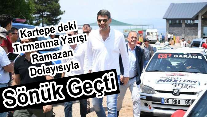 Kartepe deki Tırmanma Yarışı Ramazan Dolayısıyla Sönük Geçti