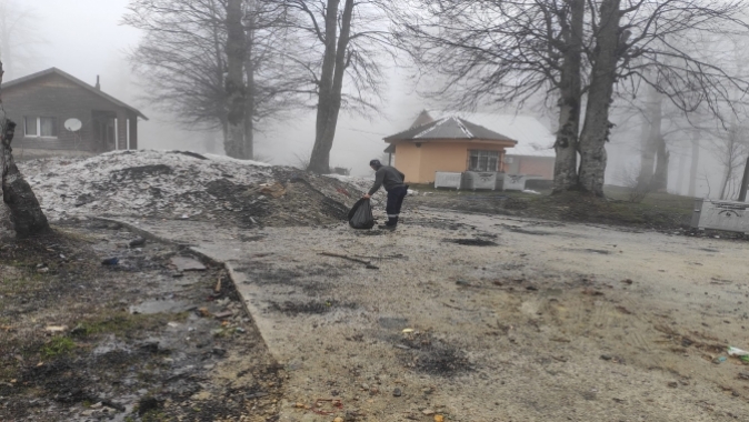 Kartepe Kuzu Yayla'da Temizlik