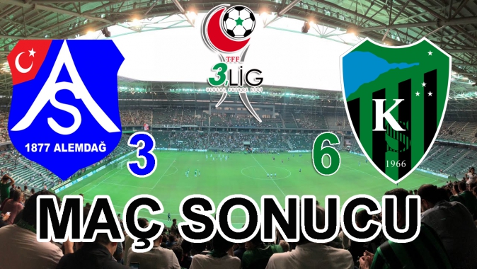 Kocaeli Spor 6 - Alemdağ 3 Maç Sonucu