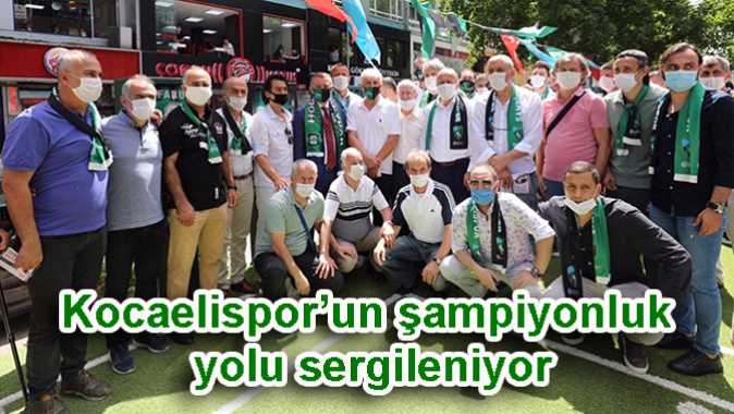 Kocaelispor’un şampiyonluk yolu sergileniyor