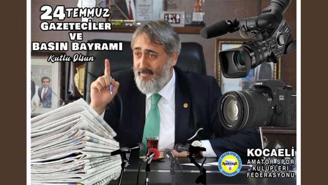 Murat Aydın’dan gazetecilere kutlama mesajı
