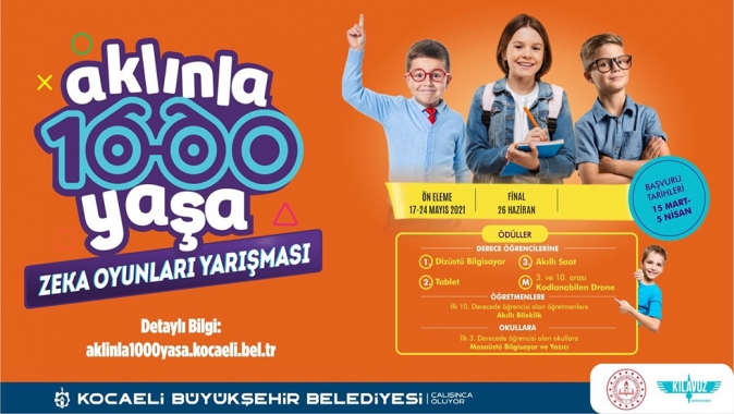 ‘’Ödüllü Aklınla 1000 Yaşa’’ yarışmasında final heyecanı