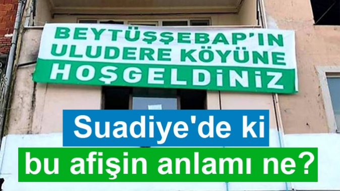 Suadiyede ki bu afişin anlamı ne?