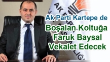 Ak Parti Kartepe de Yeni Başkan Faruk Baysal