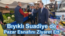 Bıyıklı Pazar Esnafını Ziyaret Ett