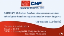 CHP Kartepe adayını tanıtıyor