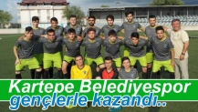 Kartepe Belediyespor gençlerle kazandı..