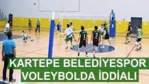 KARTEPE BELEDİYESPOR VOLEYBOLDA İDDİALI