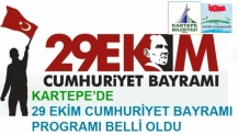 KARTEPE’DE 29 EKİM CUMHURİYET BAYRAMI COŞKUYLA KUTLANACAK