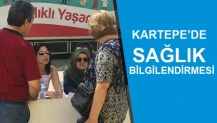 KARTEPE’DE SAĞLIK BİLGİLENDİRMESİ