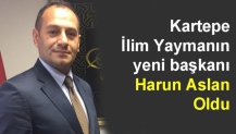 Kartepe İlim Yaymanın yeni başkanı Harun Aslan Oldu