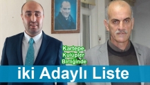 Kartepe Kulüpler Birliğin de iki Adaylı Liste