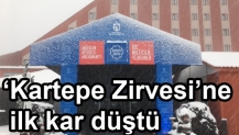 ‘Kartepe Zirvesi’ne ilk kar düştü