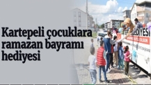 Kartepeli çocuklara ramazan bayramı hediyesi