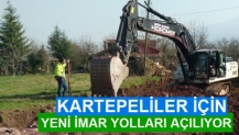 KARTEPELİLER İÇİN YENİ İMAR YOLLARI AÇILIYOR