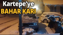 Kartepeye Bahar Karı Yağdı