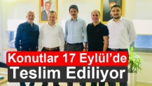 Konutlar 17 Eylül’de Teslim Ediliyor