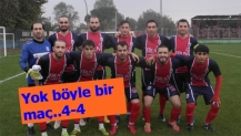 Köseköy Ateşspor’dan müthiş geri dönüş..4-4