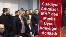 MHP li Adıgüzel Meclis Üyeliği Adaylığını Suadiye de Açıkladı