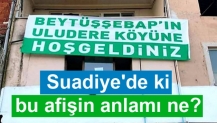 Suadiye'de ki bu afişin anlamı ne?