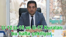 U-12,U-15 ve U-17 Kuraları bu hafta çekiliyor..