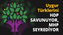 Uygur Türklerini HDP SAVUNUYOR, MHP SEYREDİYOR