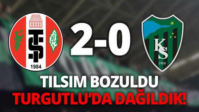 Tılsım Bozuldu Turgutluda Dağıldık