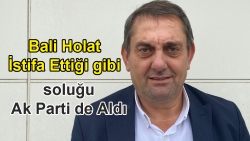 Bali Holat İstifa Ettiği gibi soluğu Ak Parti de Aldı