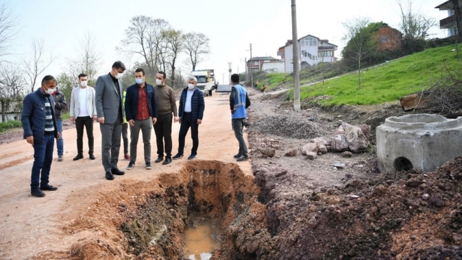 BAŞKAN KOCAMAN EKİPLERİN BAŞINDA BAŞKAN KOCAMAN EKİPLERİN BAŞINDA